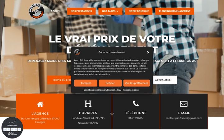 Screenshot of gsd-france.fr
