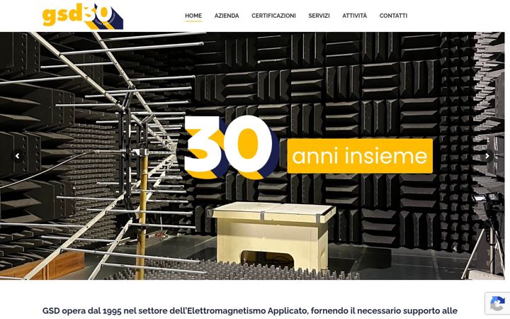 Screenshot of gsd.it