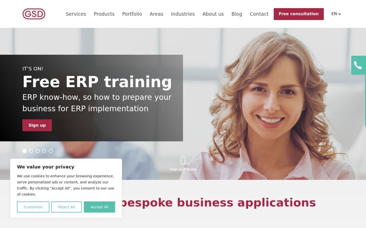 Screenshot of gsd.pl