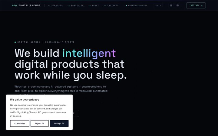 Screenshot of gsdigitalanchor.com