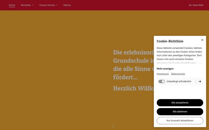 Screenshot of gsdoernfeld.de