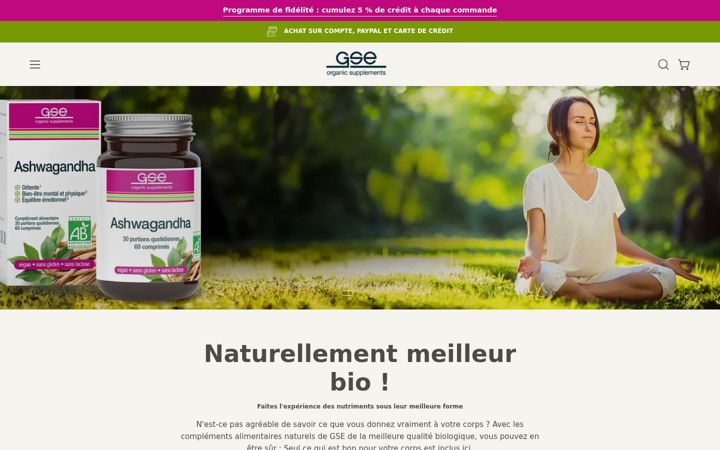 Screenshot of gse-bio.fr