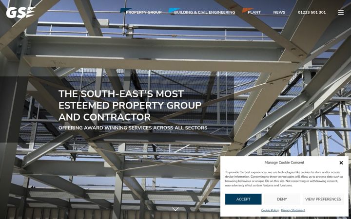 Screenshot of gse-group.com