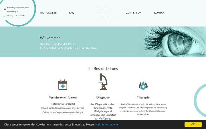 Screenshot of gseidel.com