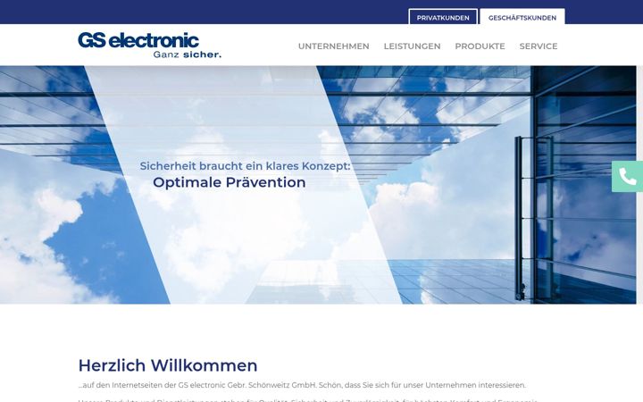 Screenshot of gselectronic.com