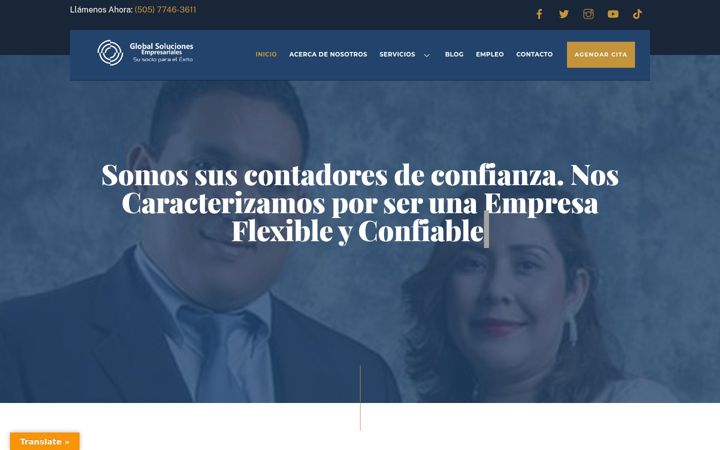 Screenshot of gsempresariales.com