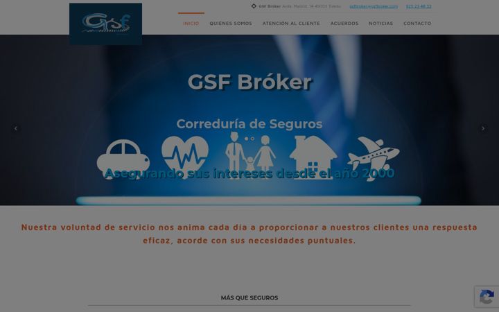 Screenshot of gsfbroker.com