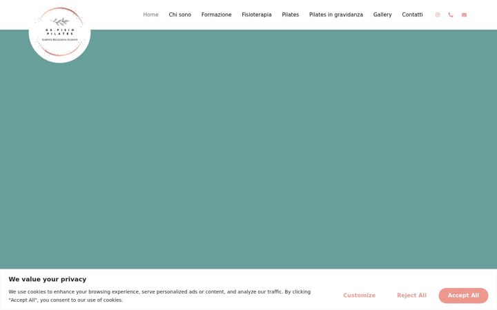 Screenshot of gsfisiopilates.ch