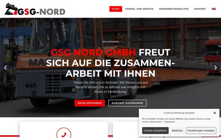 Screenshot of gsg-nord.com