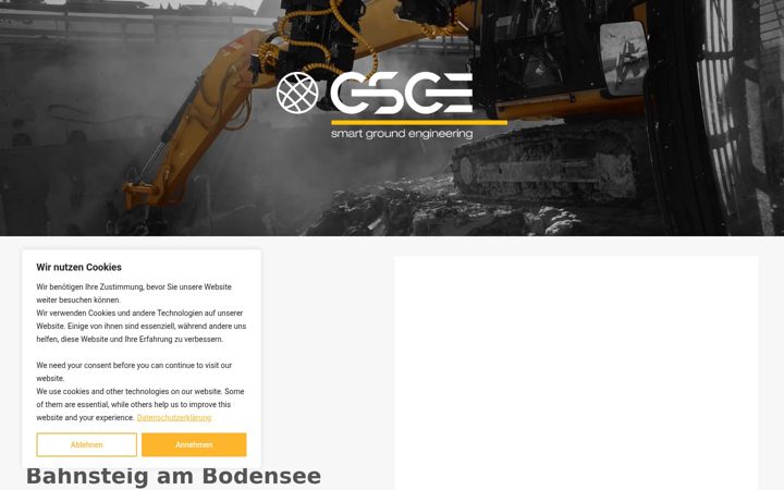 Screenshot of gsge.engineering