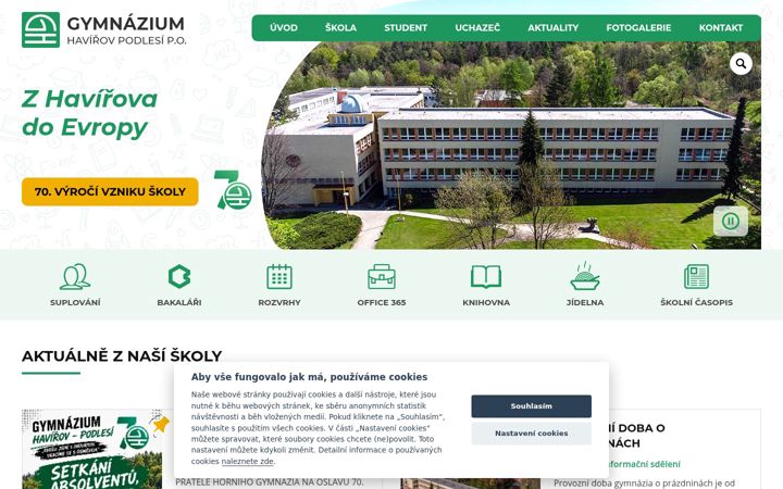 Screenshot of gsh.cz