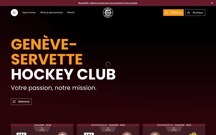 Screenshot of gshc.ch