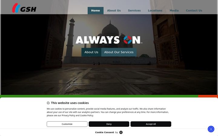 Screenshot of gshgroup.com