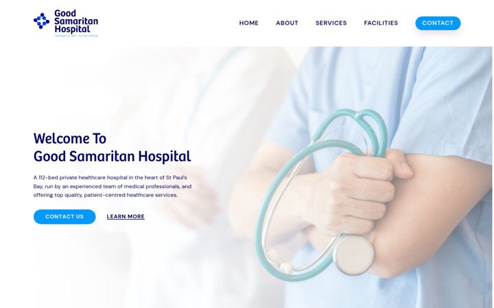 Screenshot of gshmalta.com