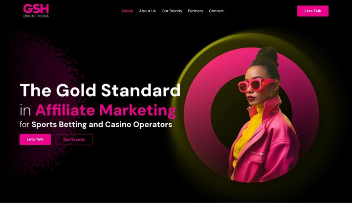 Screenshot of gshmedia.com