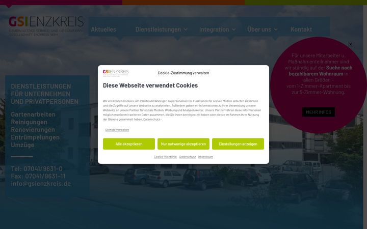 Screenshot of gsienzkreis.de