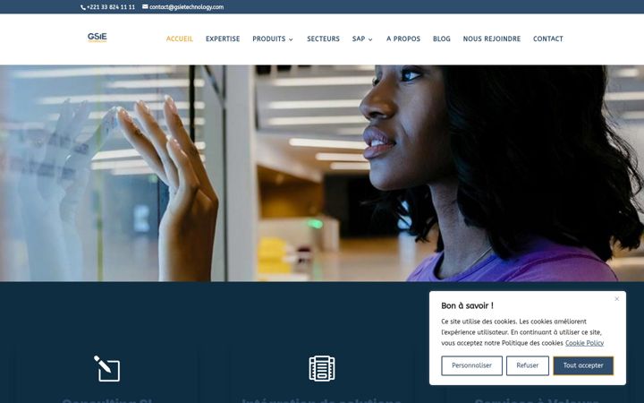 Screenshot of gsietechnology.com