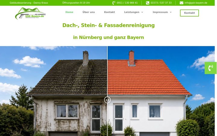Screenshot of gsk-bayern.de