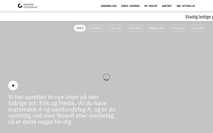 Screenshot of gsk.dk