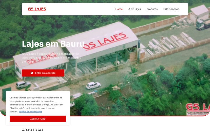 Screenshot of gslajes.com