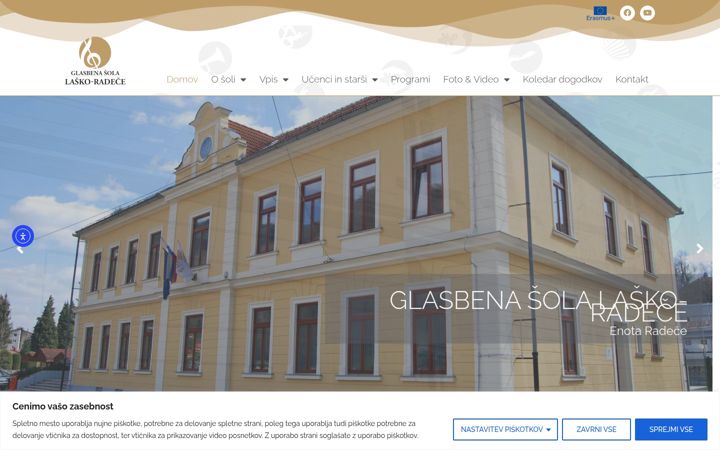 Screenshot of gslasko-radece.si