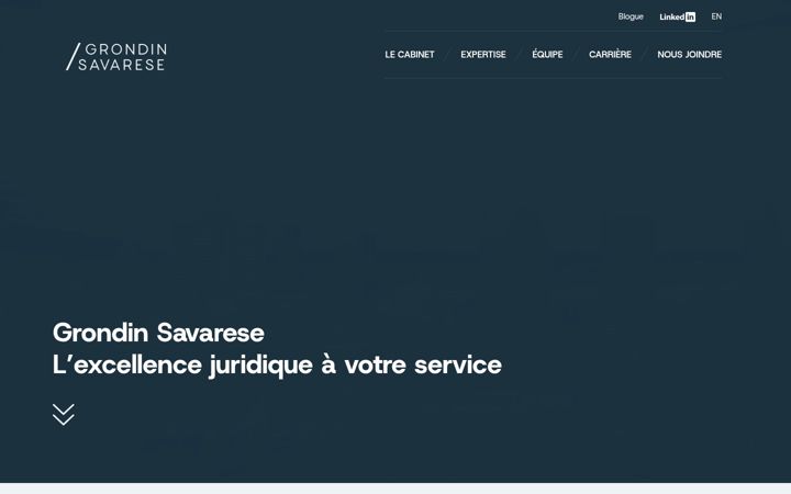 Screenshot of gslegal.ca