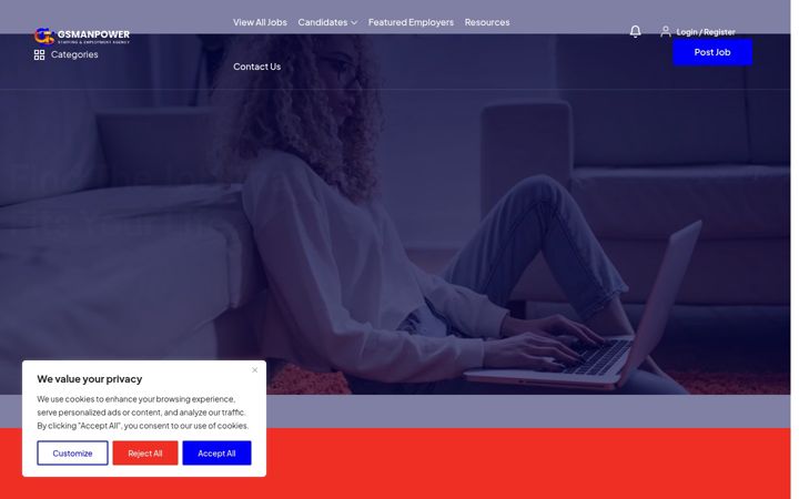 Screenshot of gsmanpower.co.uk