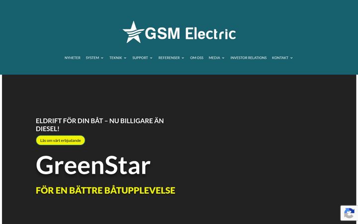 Screenshot of gsmelectric.com