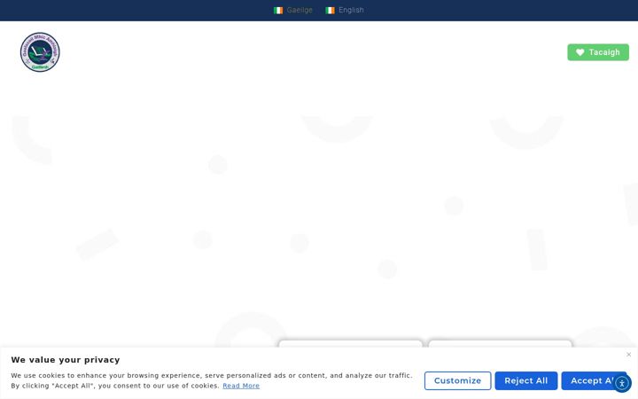 Screenshot of gsmhicamhlaigh.ie