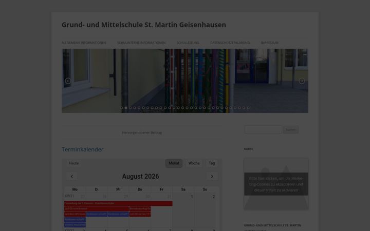 Screenshot of gsms-geisenhausen.de