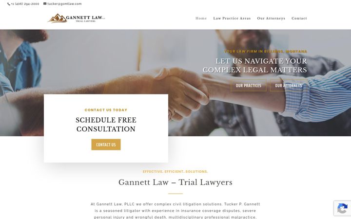 Screenshot of gsmtlaw.com