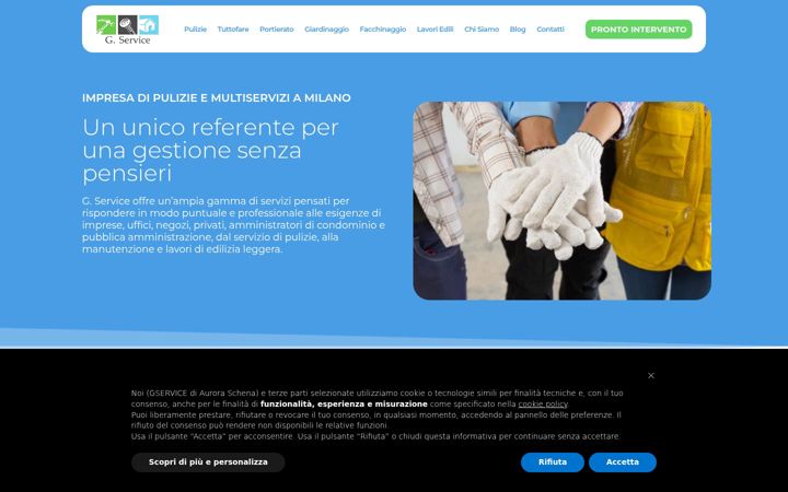 Screenshot of gsmultiservizi.it