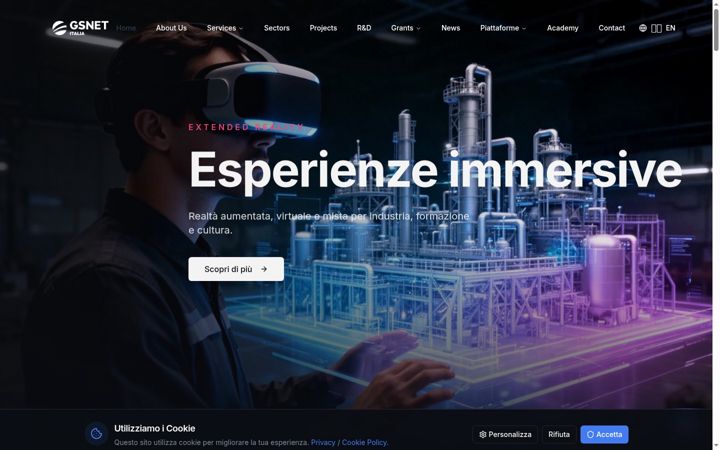Screenshot of gsnetitalia.net
