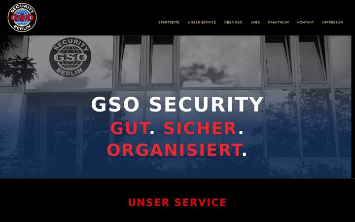 Screenshot of gso-security.de
