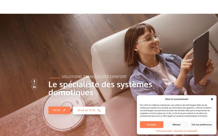 Screenshot of gsodomotique.fr