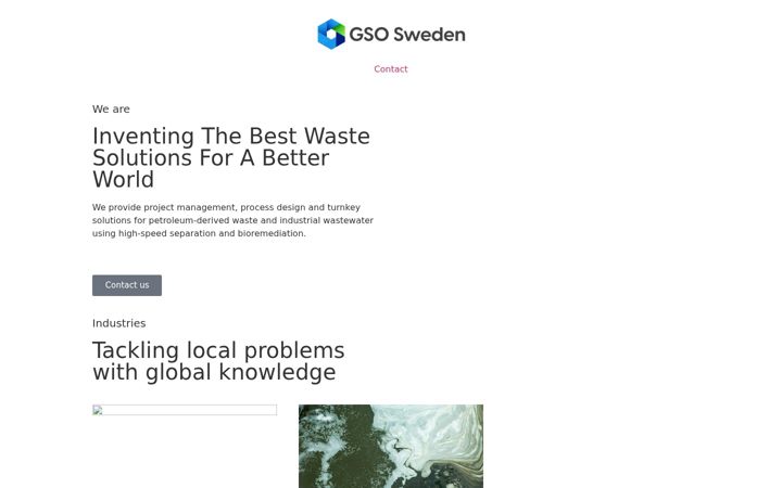 Screenshot of gsosweden.com