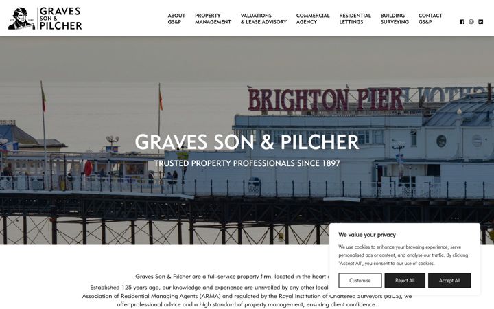 Screenshot of gsp.uk.com