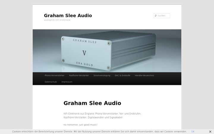 Screenshot of gspaudio.de