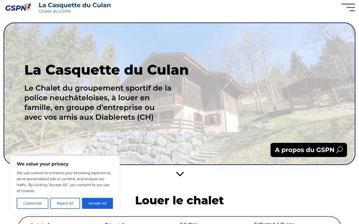 Screenshot of gspn.ch