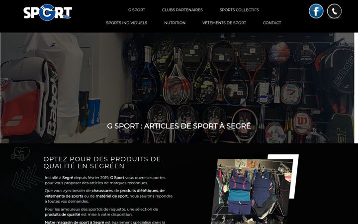 Screenshot of gsport-equipement.fr