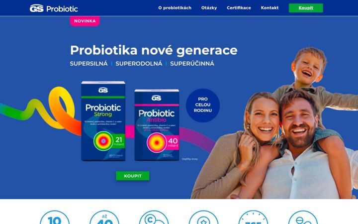 Screenshot of gsprobiotic.cz