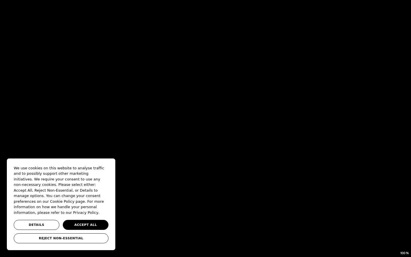 Screenshot des Einwilligungsbanners vor jeglicher Interaktion