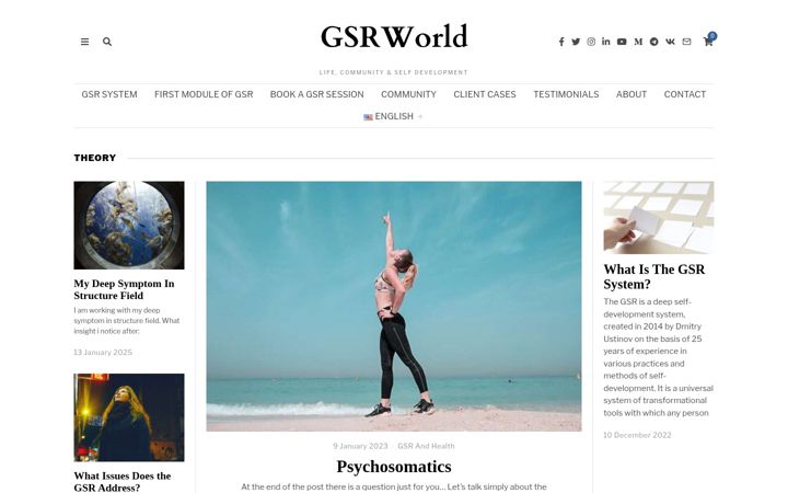 Screenshot of gsr-world.com