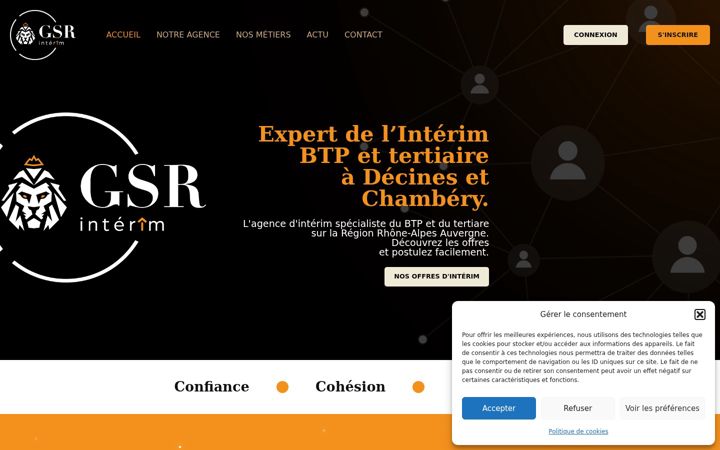 Screenshot of gsrinterim.com