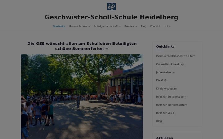 Screenshot of gss-heidelberg.de