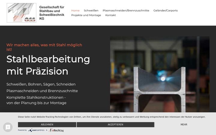 Screenshot of gss-schweisstechnik.de