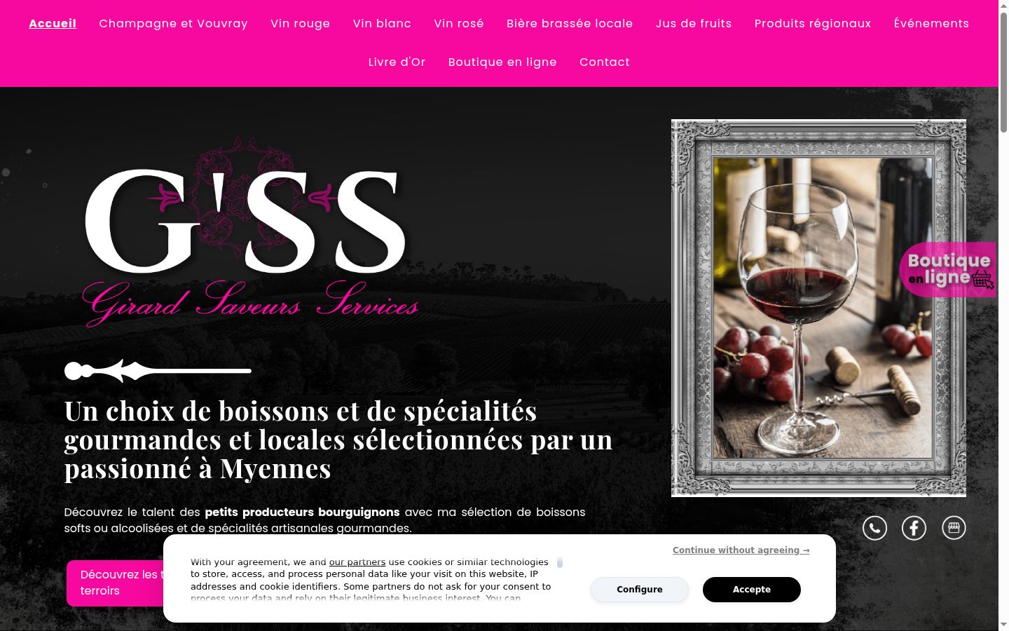 Screenshot tal-banner tal-kunsens muri qabel kwalunkwe interazzjoni