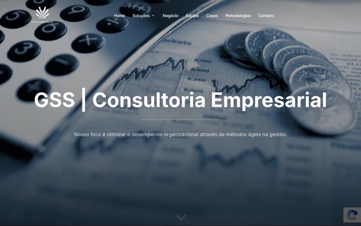 Screenshot of gssconsultoria.com.br