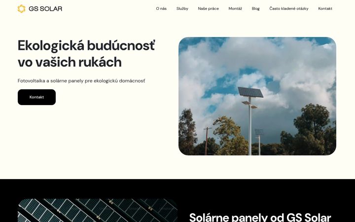 Screenshot of gssolar.sk
