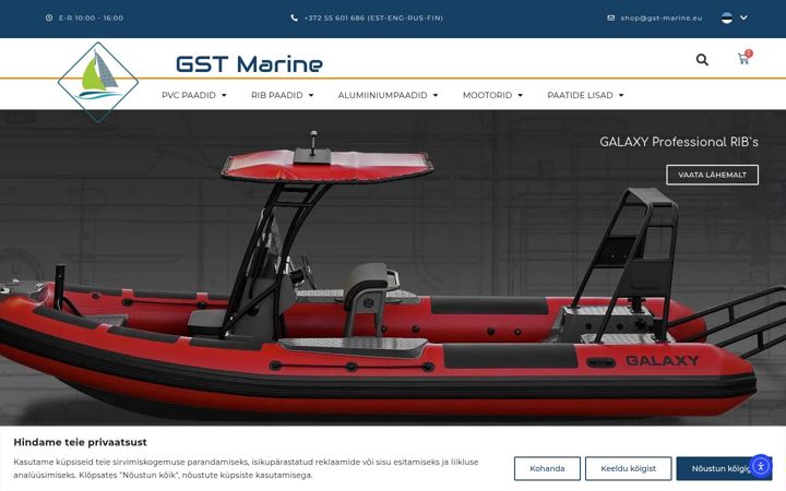 Screenshot of gst-marine.eu